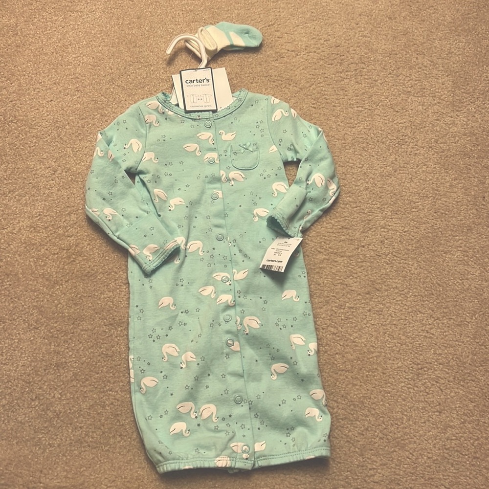 Carter’s baby gown